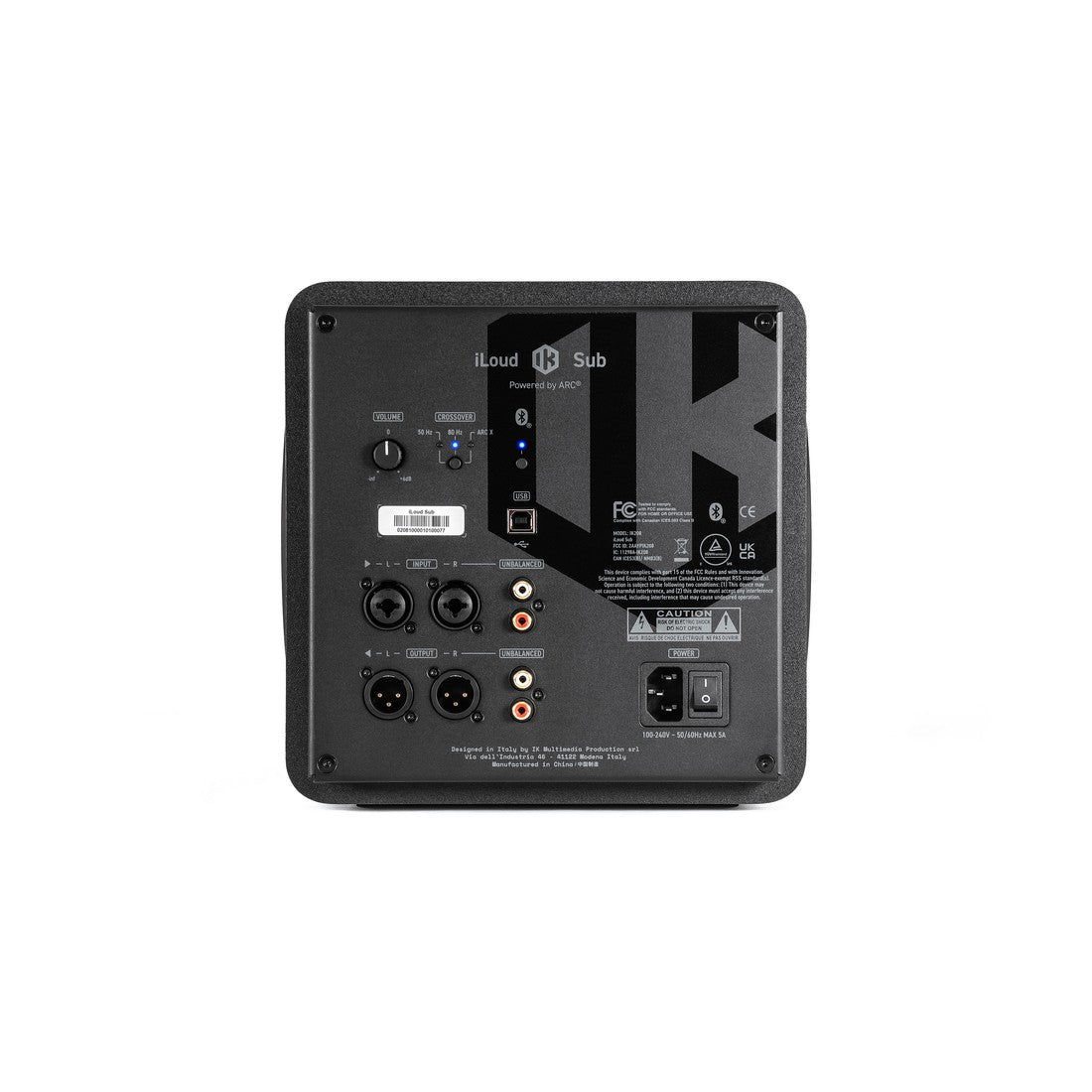 IK Multimedia iLoud Sub Powered by Arc Studio Subwoofer With 6.5" Woofer (11-44409)