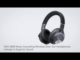 Technics EAH-A800 Noise Cancelling Wireless Over-Ear Headphones with Microphone
