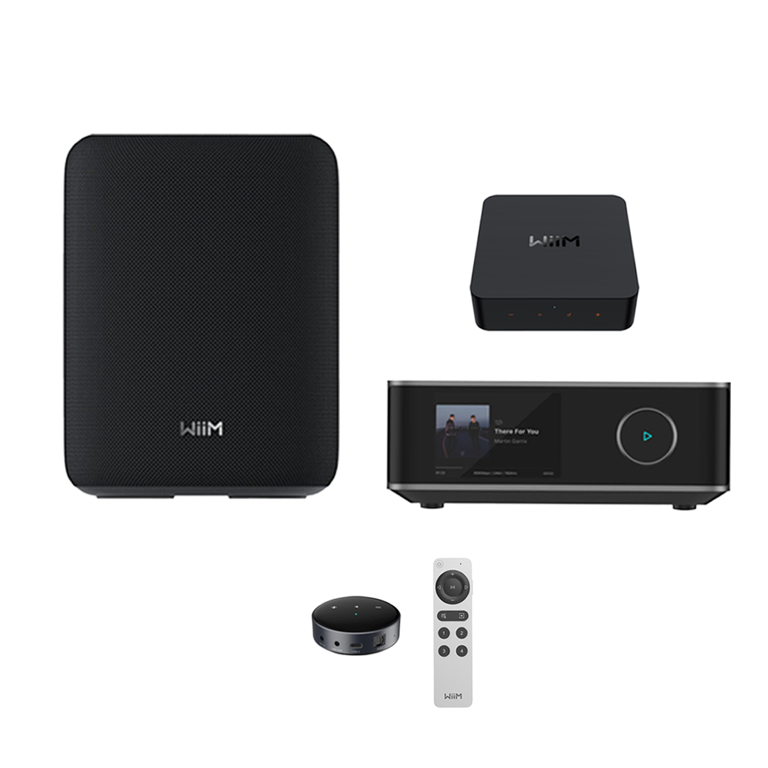 WiiM Mini Streamer | WiiM Pro Plus Streamer | WiiM Amp Ultra | WiiM Sound Lite Speaker | WiiM Voice Remote 2 - Bundle