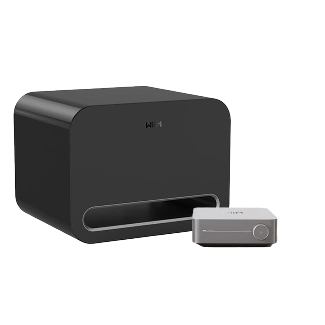 WiiM Amp Streaming Amplifier | Sub Pro Wireless Subwoofer Bundle