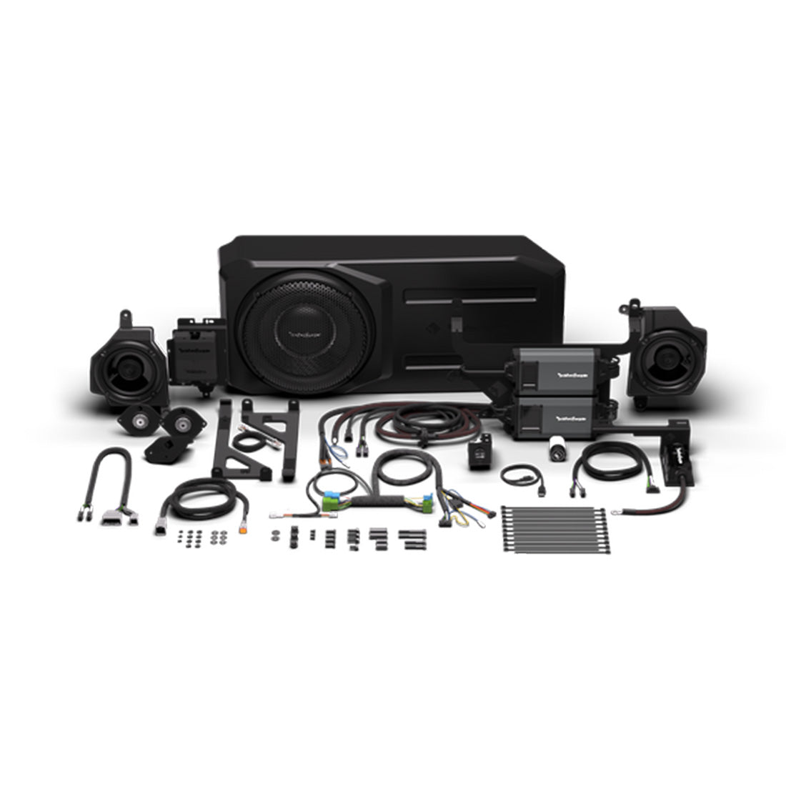 Rockford Fosgate	24WRNGLER-STG3 1,800 Watt All-In-One Audio Kit for Select 2024+ Jeep Wrangler JL