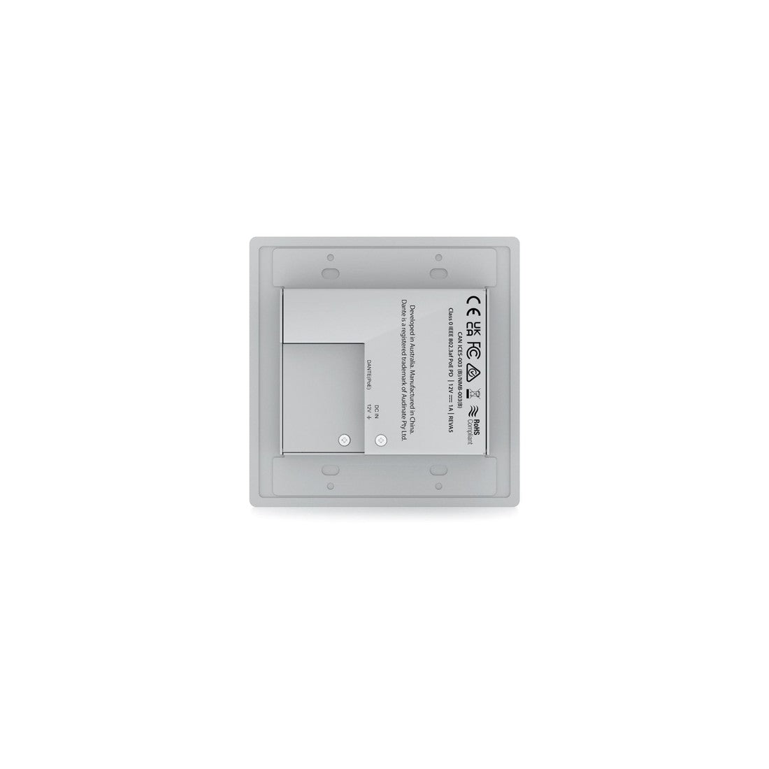 Blustream DA22XLR-WP-US Dante Audio Wall Plate with 2x2 XLR Conversion