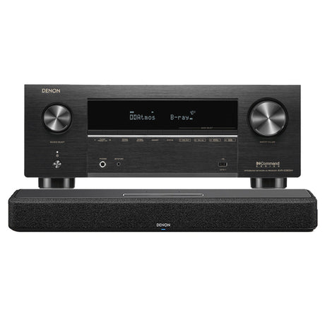 Denon AVR-X3800H 9.4 Channel 8K AV Receiver | Home 550 Smart Sound Bar