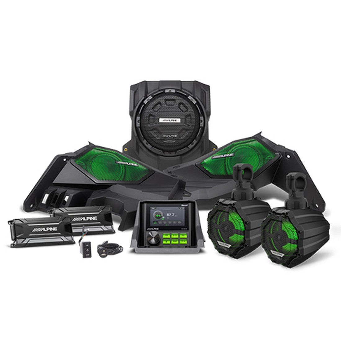 Alpine PSS-CMAV Complete 9-Speaker Sound System for 2017+ Can-Am Maverick