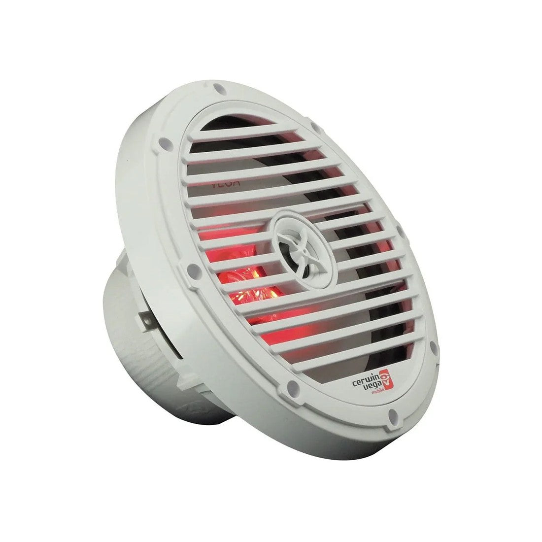 Cerwin Vega VM8 8" 2-Way Marine Coaxial Speakers with RGB Lighting - White - Pair