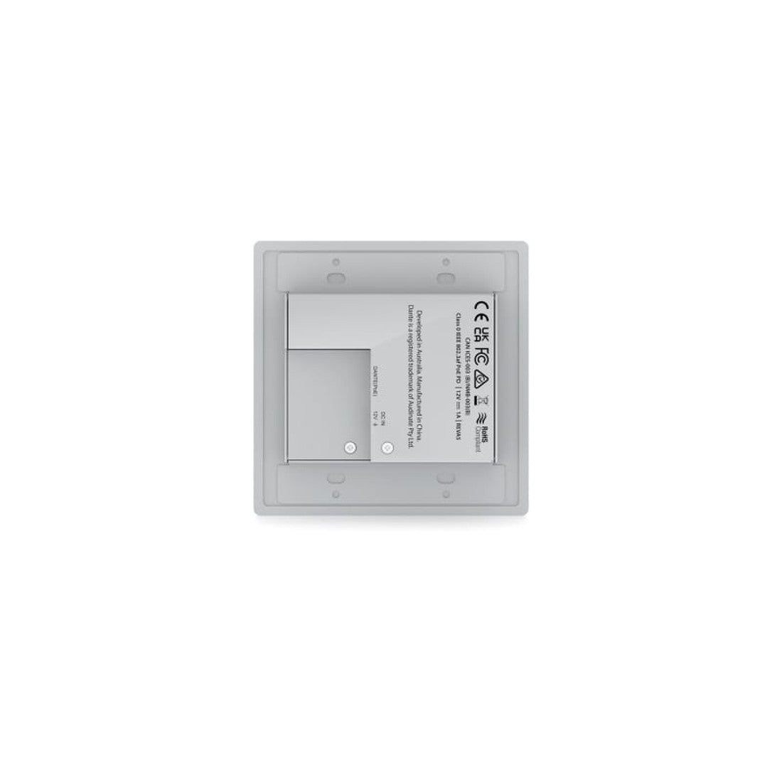 Blustream DA22XLR-WP-US Dante Audio Wall Plate with 2x2 XLR Conversion