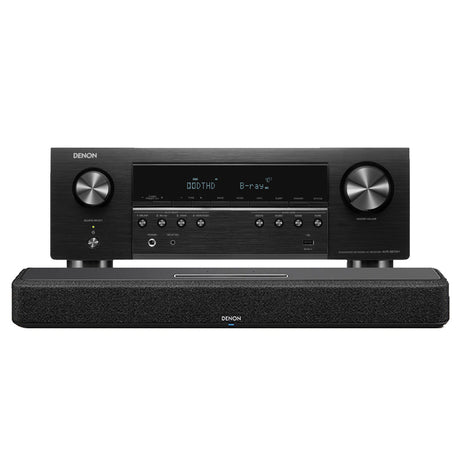 Denon AVR-S670H 5.2 Channel 8K AV Receiver | Home 550 Smart Sound Bar