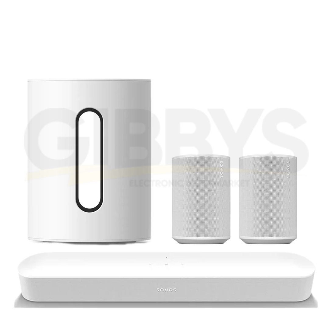 Sonos Entertainment Set with Beam - Beam 2 | Sub Mini | Era 100 SL (2) - Bundle