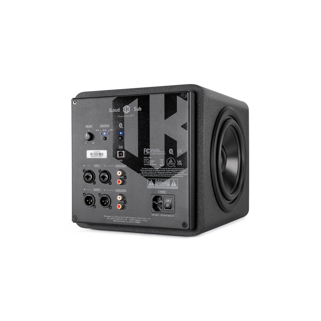 IK Multimedia iLoud Sub Powered by Arc Studio Subwoofer With 6.5" Woofer (11-44409)