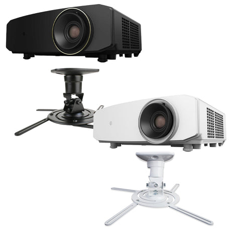 JVC LX-NZ30 4k UHD DLP Laser Projector | Strong Mounts SM-PROJ-M Universal Projector Mount Bundle