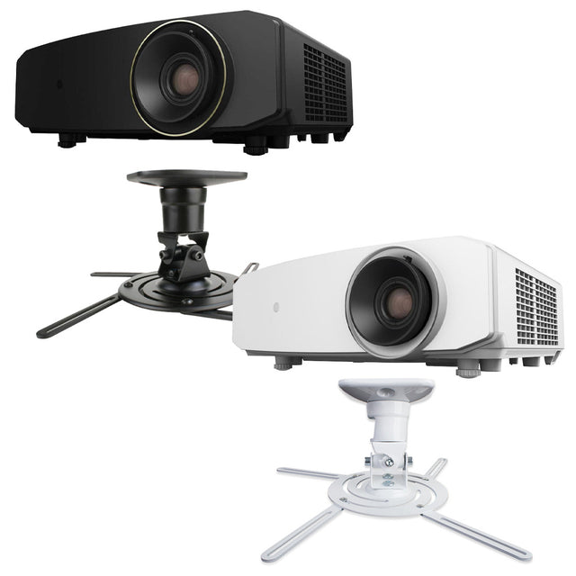 JVC LX-NZ30 4k UHD DLP Laser Projector | Strong Mounts SM-PROJ-M Universal Projector Mount Bundle
