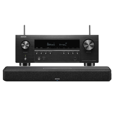 Denon AVR-S970H 7.2 Channel 8K Receiver | Home 550 Smart Sound Bar