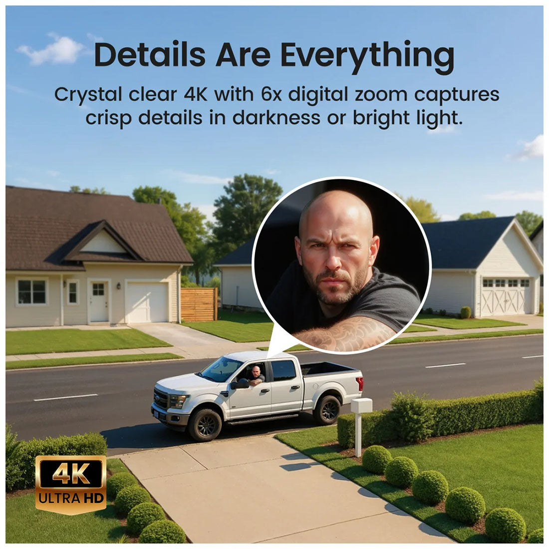 AOSU C9X T2 Ultra Solar Powered 4k Outdoor Security Camera