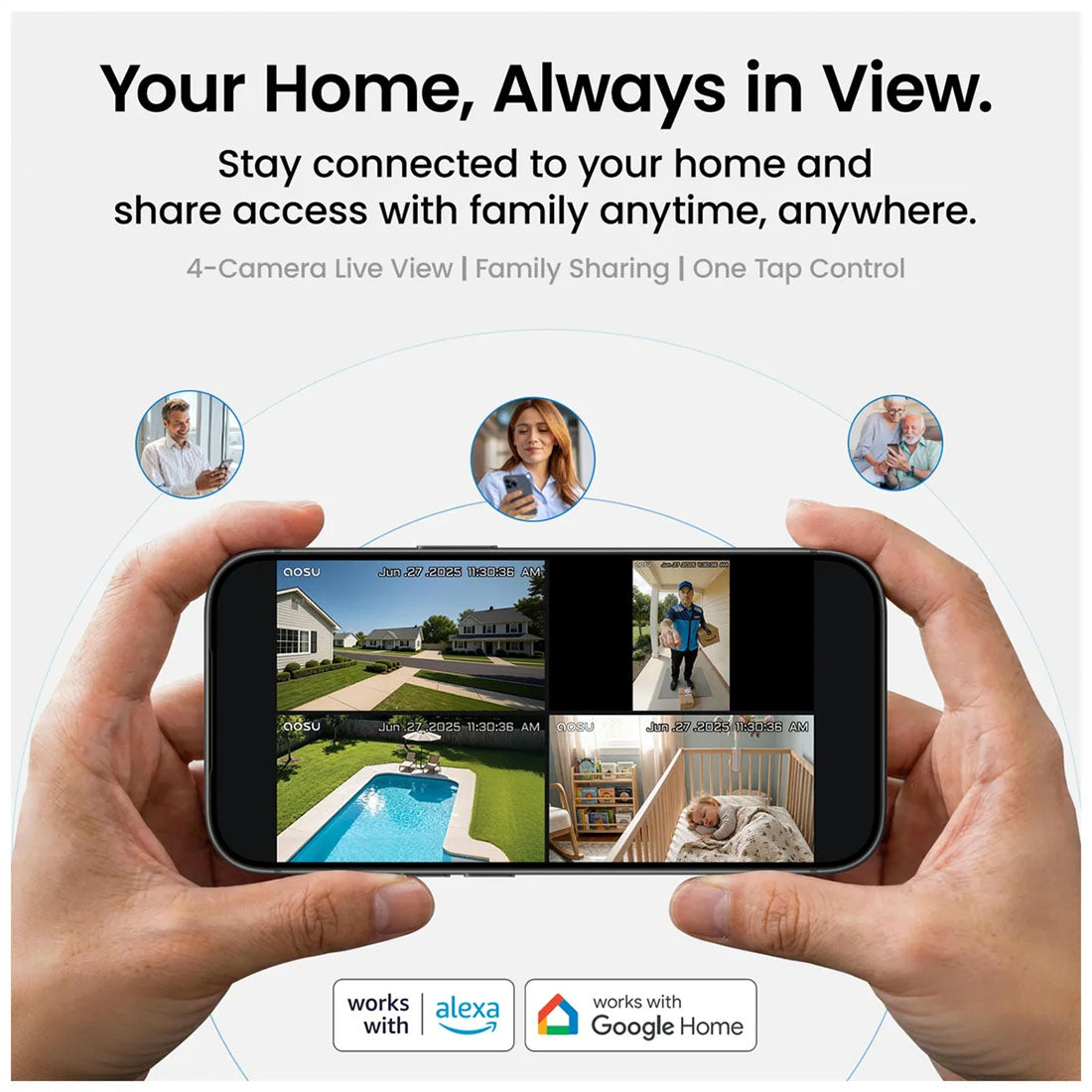 AOSU CORTEX Security HUB with 16TB of Storage Supports 8 4K Cameras