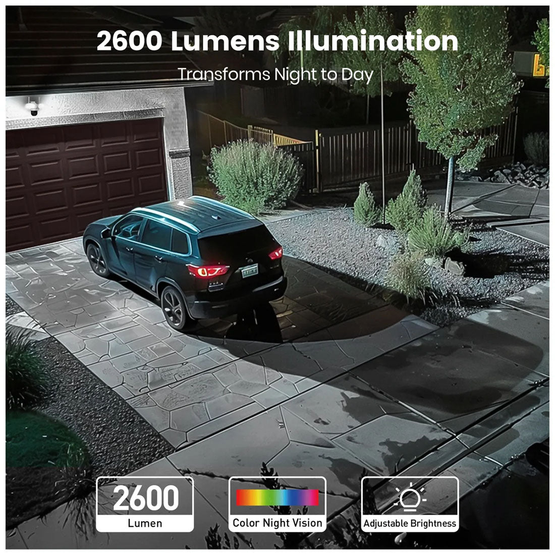 AOSU L5P Floodlight Pro 3k Outdoor Security Camera