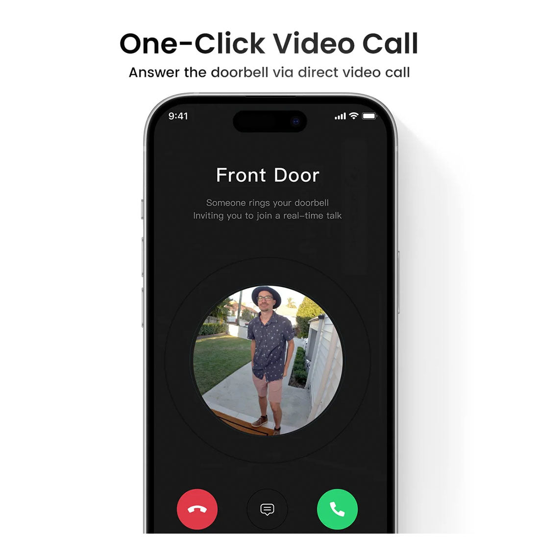 AOSU V8E 2k Video Doorbell with Built in Chime
