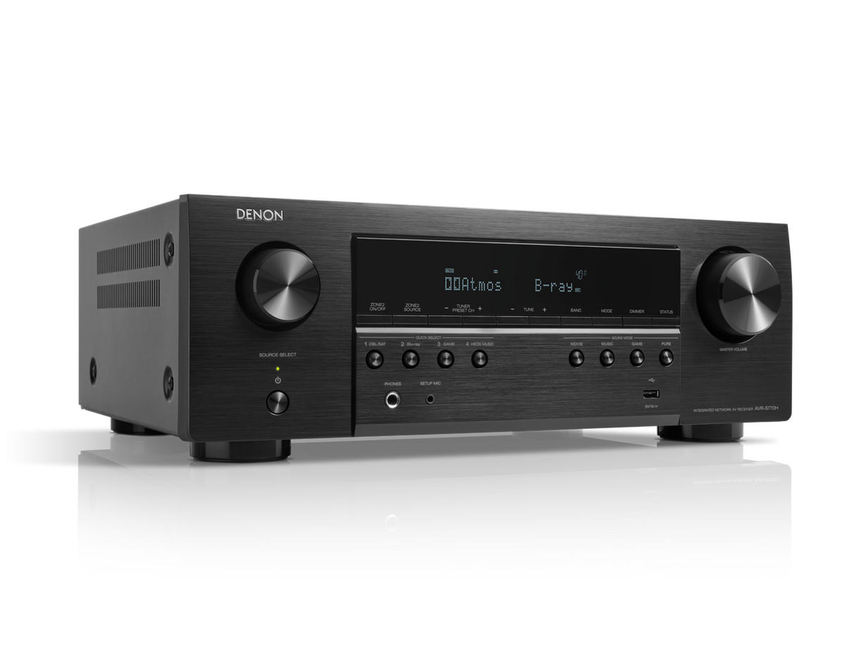 Denon AVR-S770H 7.2 Ch. 8K AV Receiver - 2024 Model