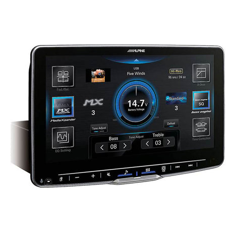 Alpine ILX-F509 Halo9 9" Touchscreen Digital Multimedia Receiver (ILXF509)