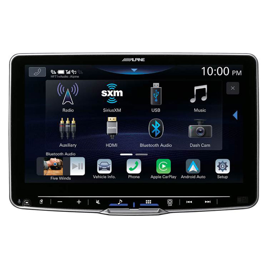 Alpine ILX-F509 Halo9 9" Touchscreen Digital Multimedia Receiver (ILXF509)