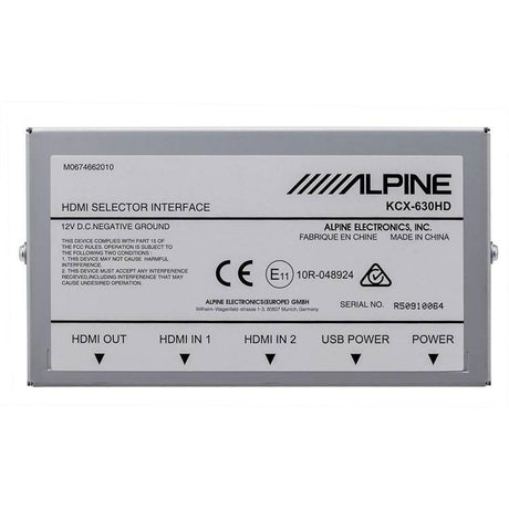 Alpine KCX-630HD HDMI Switcher