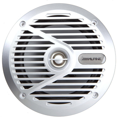 Alpine SPS-M601 6.5" Coaxial 2-Way Marine Speaker - Silver (SPSM601)