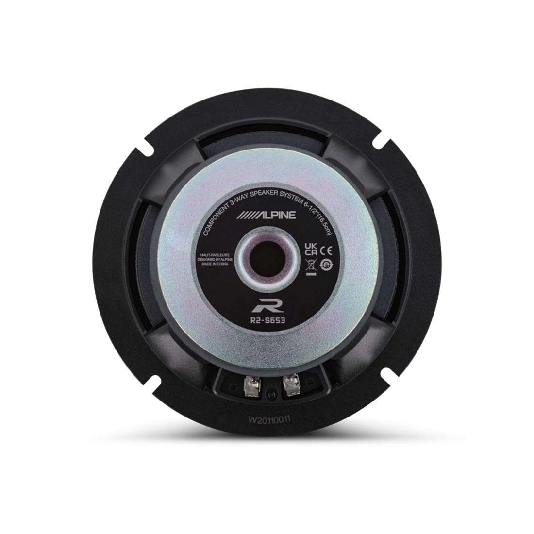 Alpine R2-S653 6.5" High-Resolution Pro 3-Way Speaker System (R2S653)