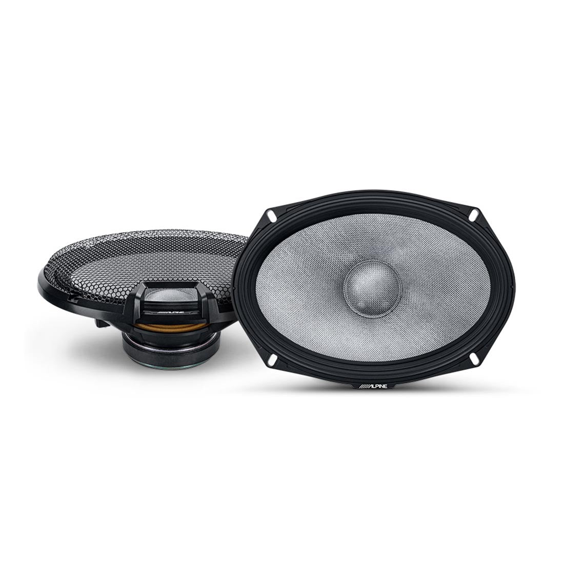 Alpine R2-S69C 6x9" High-Resolution 2-Way Component Speaker System (R2S69C)
