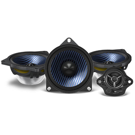 Alpine EV-40M-T 4" Midrange Front Dash Speaker Upgrade Kit - Fits Select Tesla Model 3 and Y