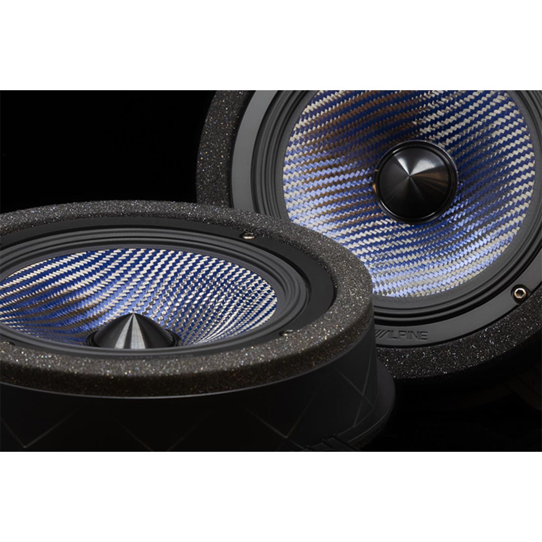 Alpine EV-65CF-T 6.5" Front Door Component Speaker System - Fits Select Tesla Model 3 and Model Y