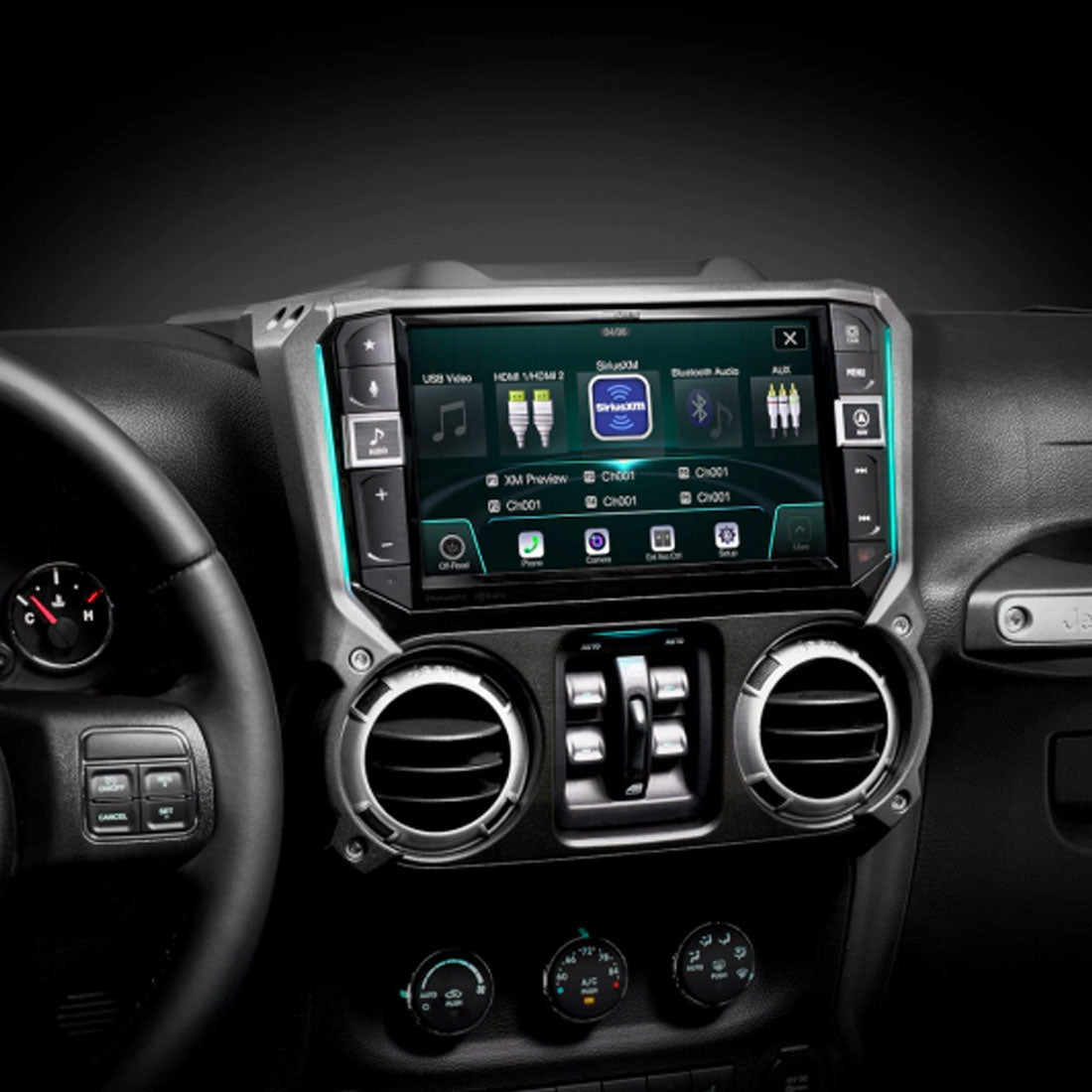 Alpine I509-WRA-JK Restyle 9″ Digital Multimedia Receiver for select 2011 -18 Jeep Wrangler JK Models