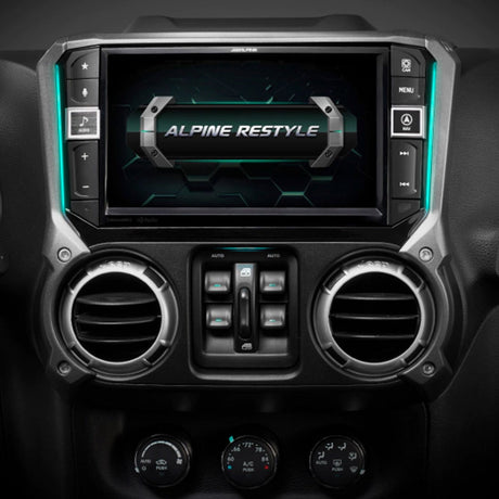 Alpine I509-WRA-JK Restyle 9″ Digital Multimedia Receiver for select 2011 -18 Jeep Wrangler JK Models