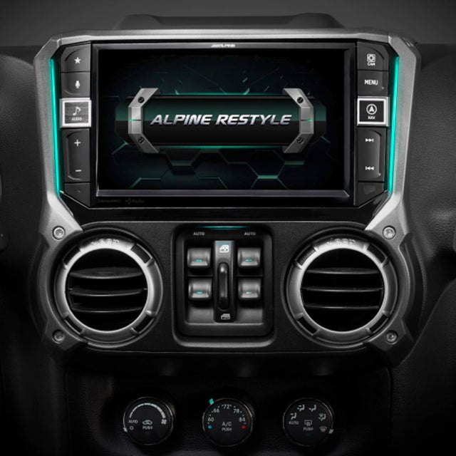 Alpine I509-WRA-JK Restyle 9″ Digital Multimedia Receiver for select 2011 -18 Jeep Wrangler JK Models