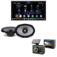 Alpine ILX-507 Multimedia Receiver | Alpine R2-S69 Car Speakers | Kenwood DRV-A510W Dash Cam - Bundle