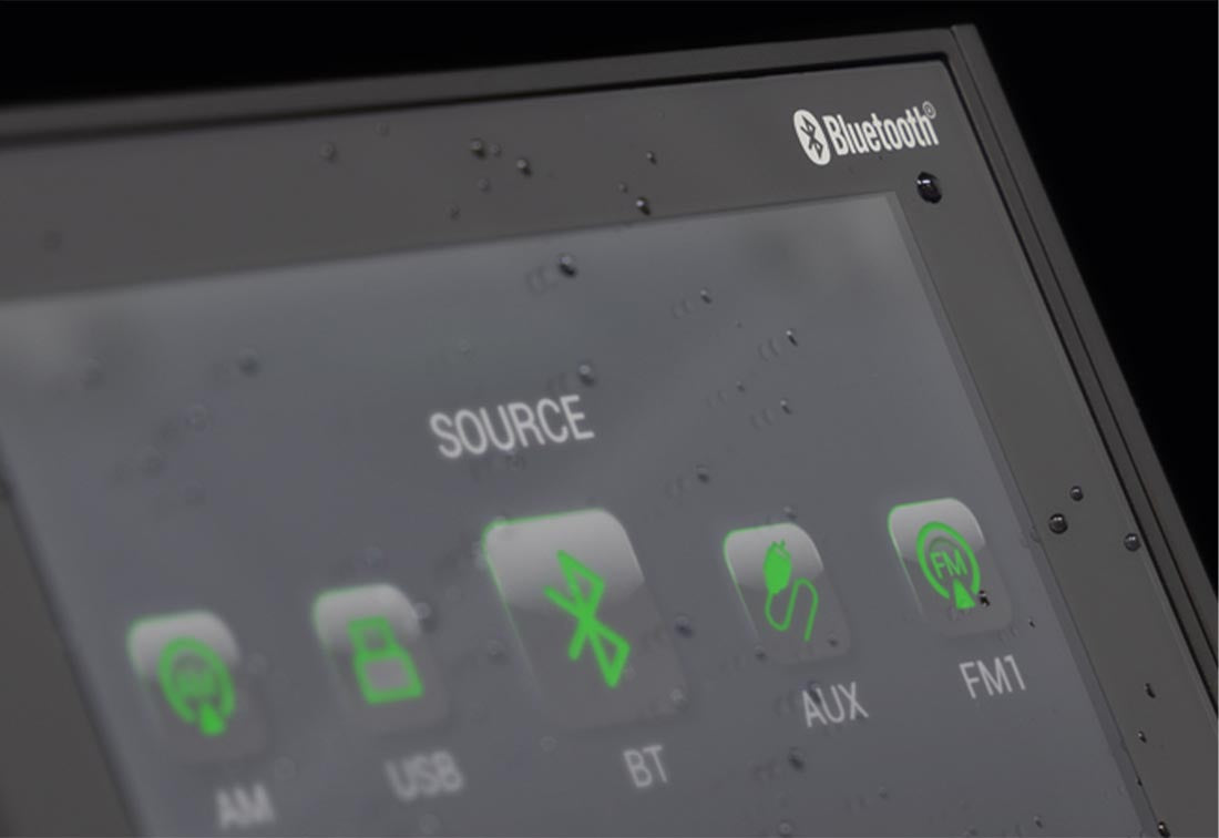 Alpine KAC-CMD-CTR All-Weather Digital Media Receiver for ATVs and UTVs