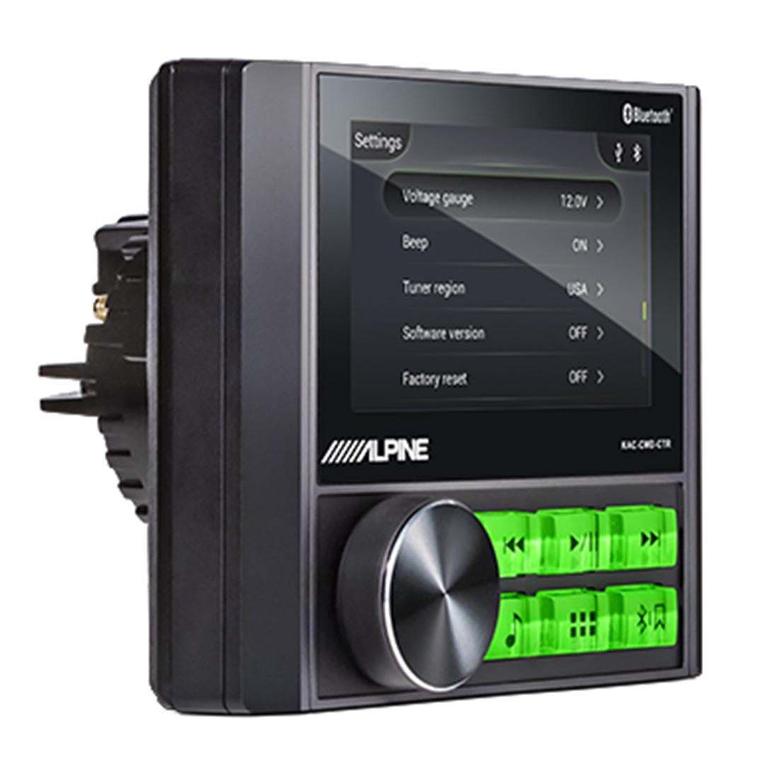 Alpine KAC-CMD-CTR All-Weather Digital Media Receiver for ATVs and UTVs