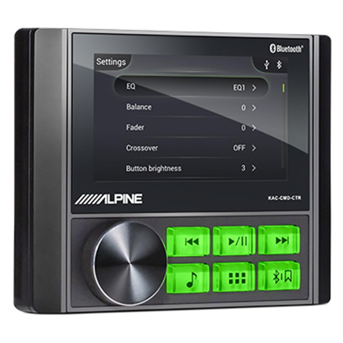 Alpine KAC-CMD-CTR All-Weather Digital Media Receiver for ATVs and UTVs