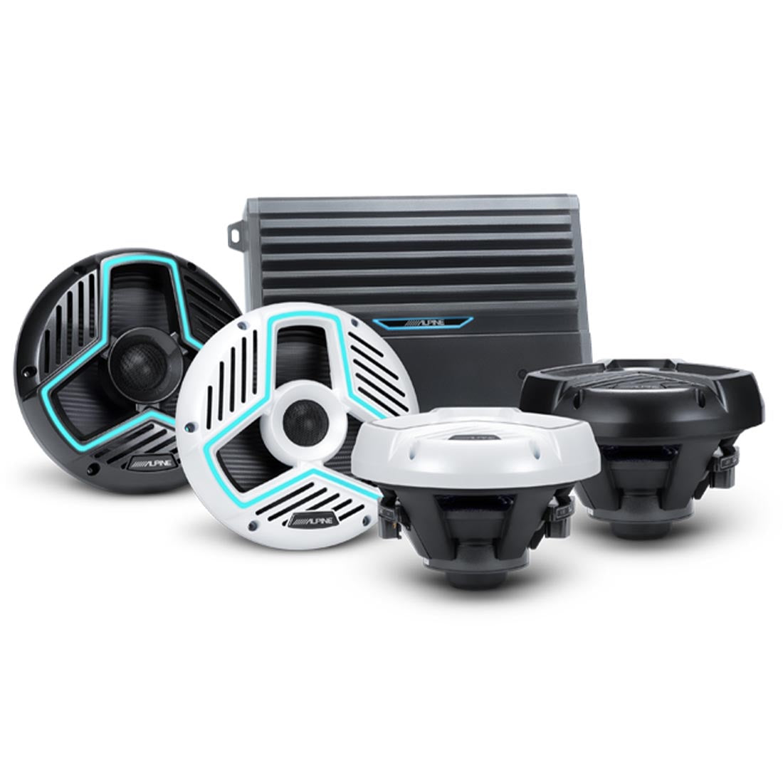 Alpine M-A60F 4-Channel Marine Amplifier