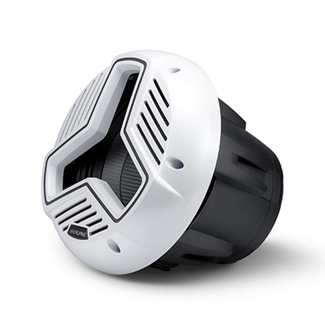 Alpine MRN-W10S4-IB-LW 10" 4-Ohm Infinite Baffle Marine RGB Subwoofer - White - Each