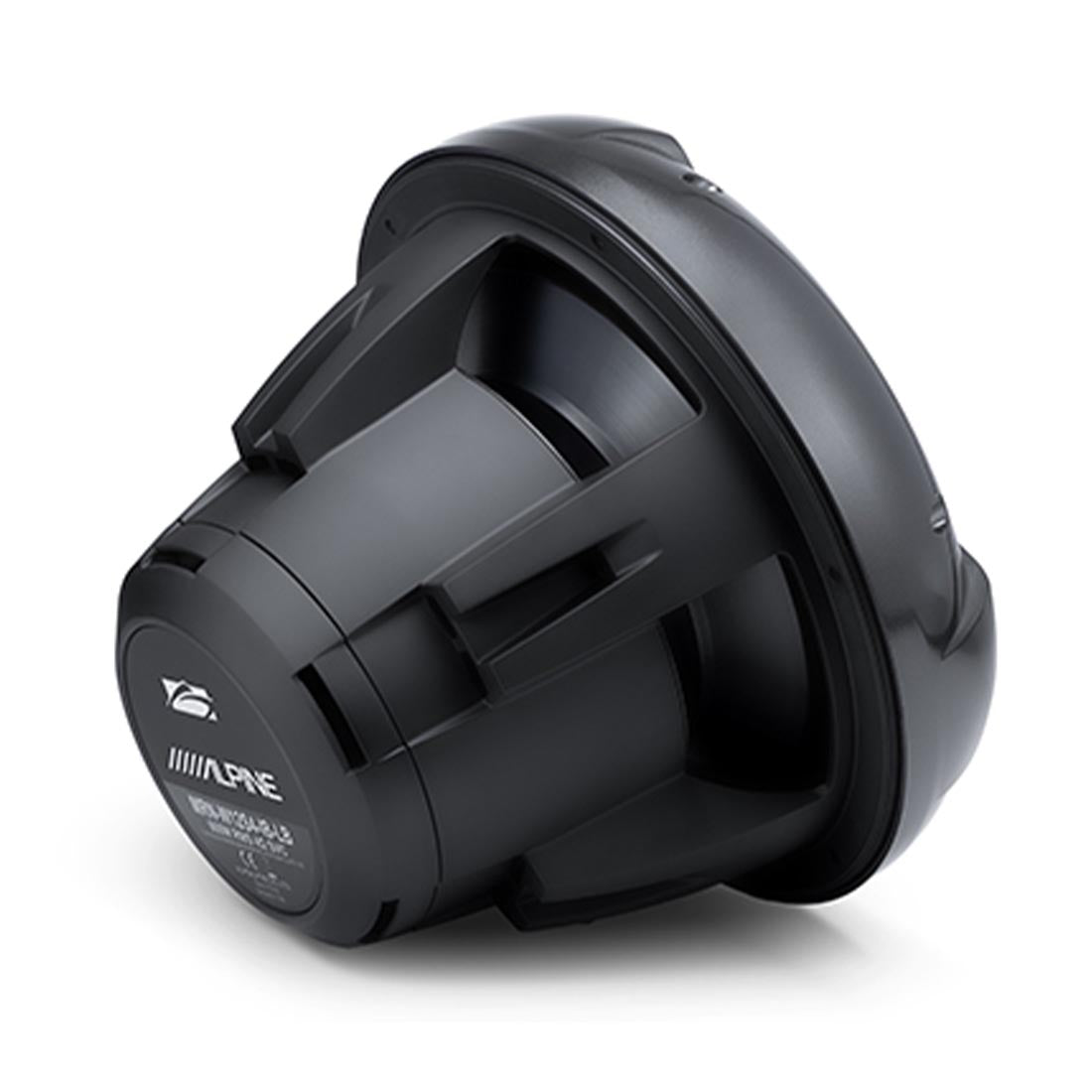 Alpine MRN-W12S4-IB-LB 12" 4-Ohm Infinite Baffle Marine RGB Subwoofer - Black - Each