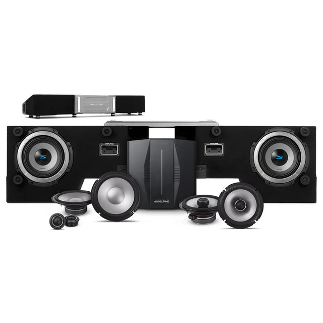 Alpine PSS-23FORD-F150 8-Speaker Premium Sound System Upgrade for 2018-25 Ford F-150 Crew Cab