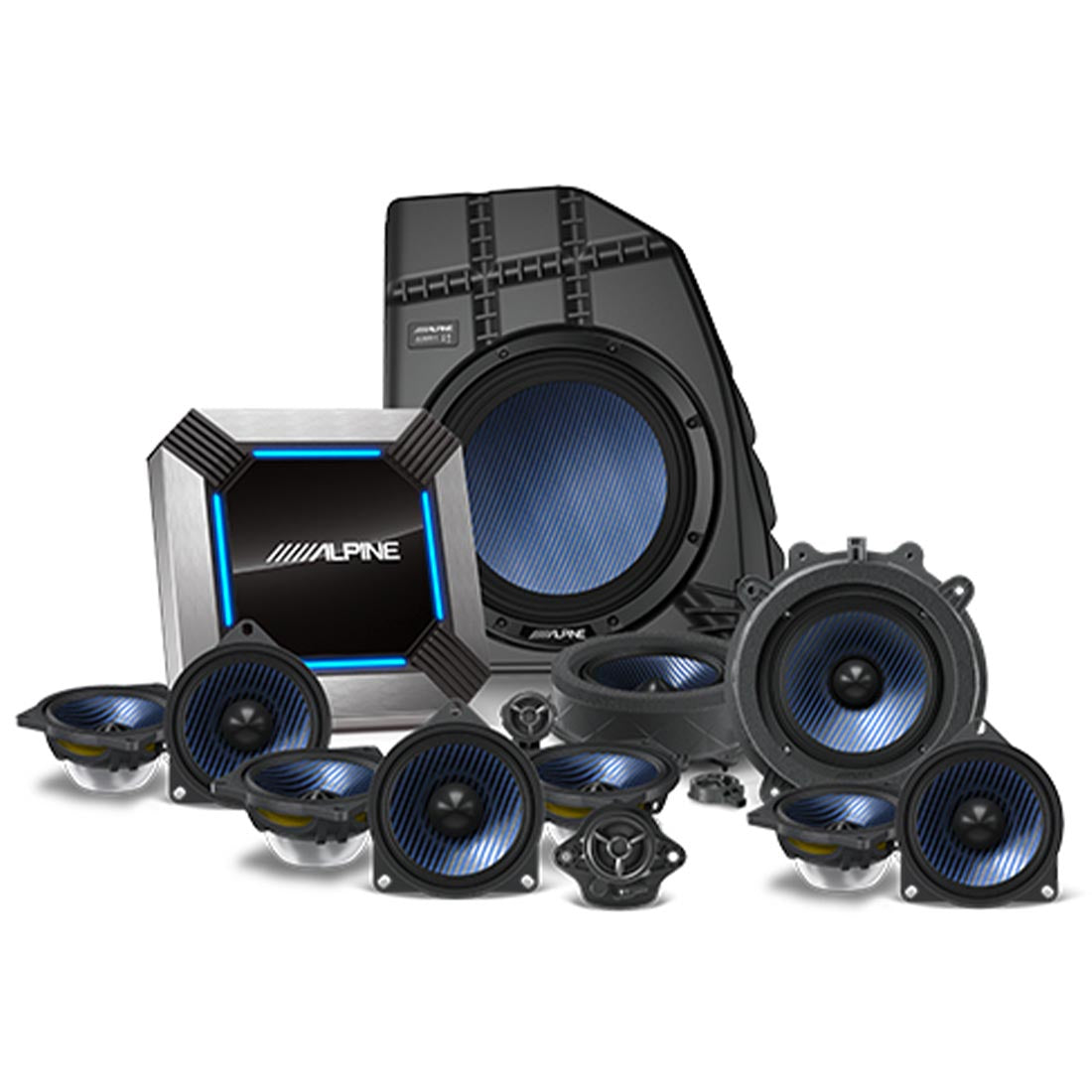 Alpine PSS-TSLA-MY 13-Speaker Complete Sound System Upgrade for Select Tesla Model Y Vehicles