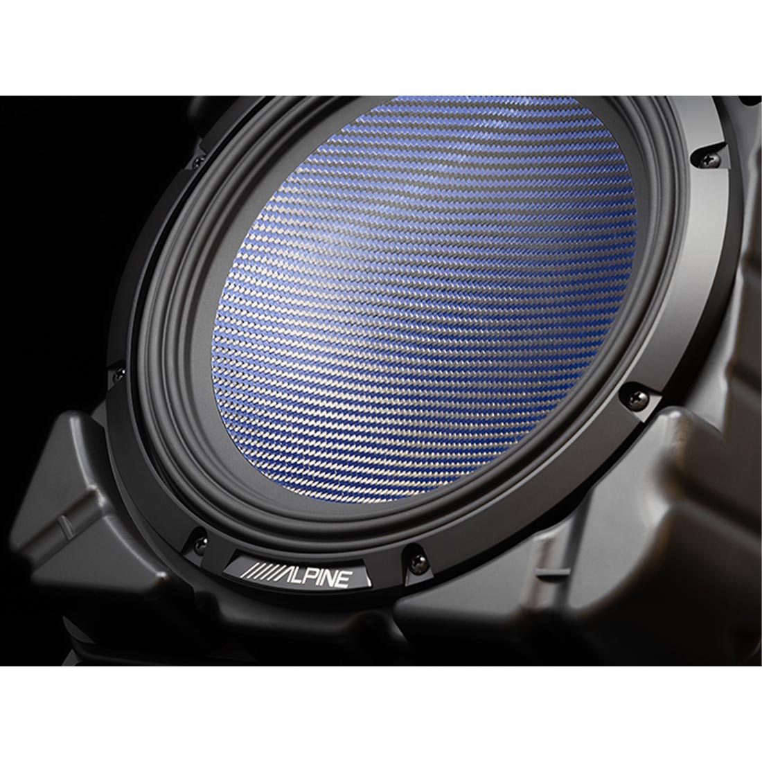 Alpine PSS-TSUB-TYA 10" Custom-Fit Subwoofer with Sealed Enclosure and Mono Upgrade Kit for Select 2020-25 Tesla Model Y