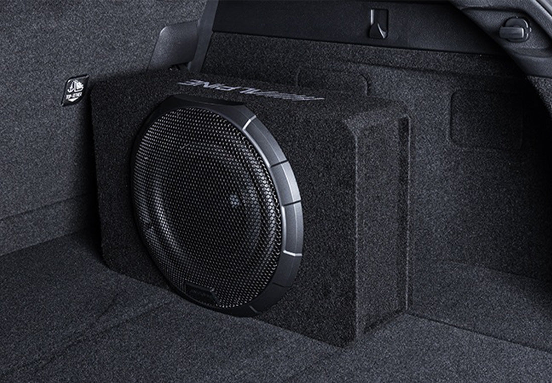Alpine PWV-SB10 Halo Series 10" BassRev Active Subwoofer with OPTIM Sync Technology (PWVSB10)