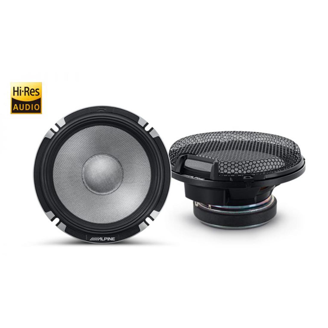 Alpine R2-S652 6.5" High-Resolution Pro 2-Way Speaker Set