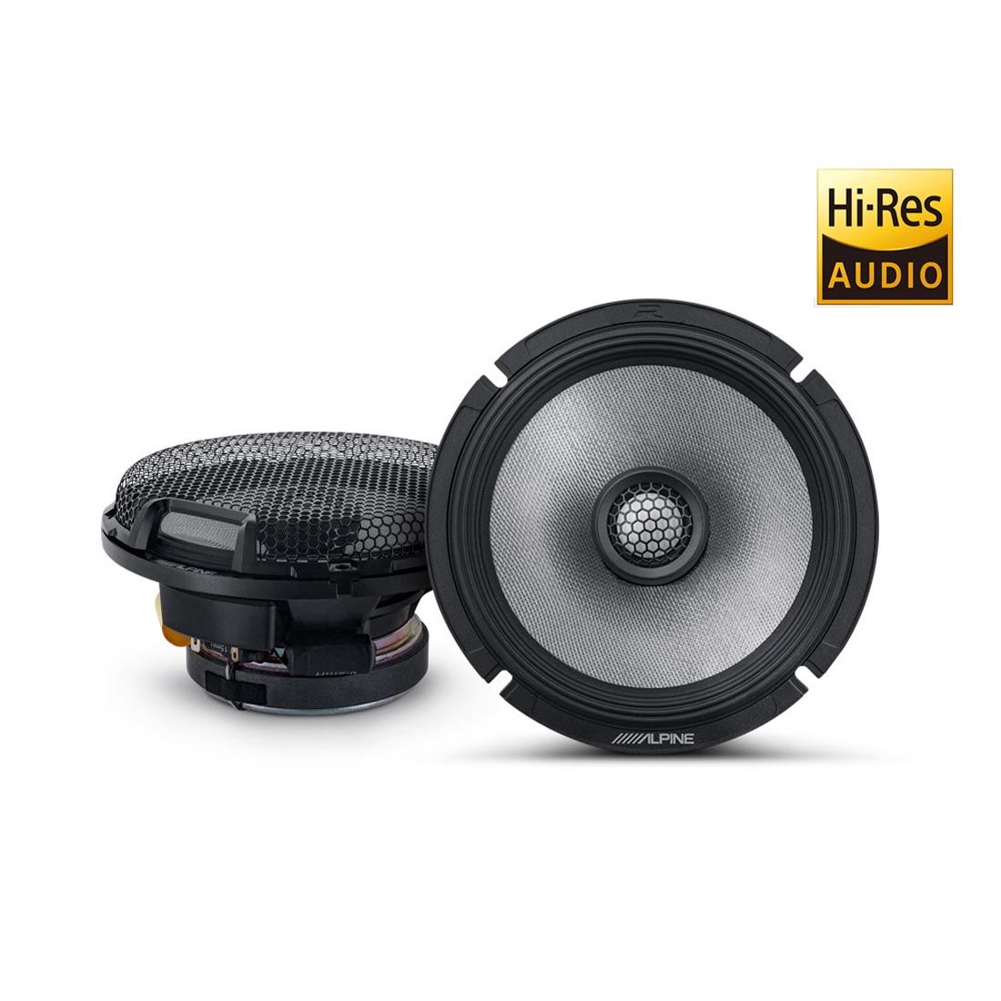 Alpine R2-S65 6.5" High-Resolution Coaxial Speaker Set