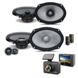 Alpine R2-S69C Speaker Set | Alpine R2-S69 Car Speakers | Kenwood DRV-A510W Dash Cam - Bundle
