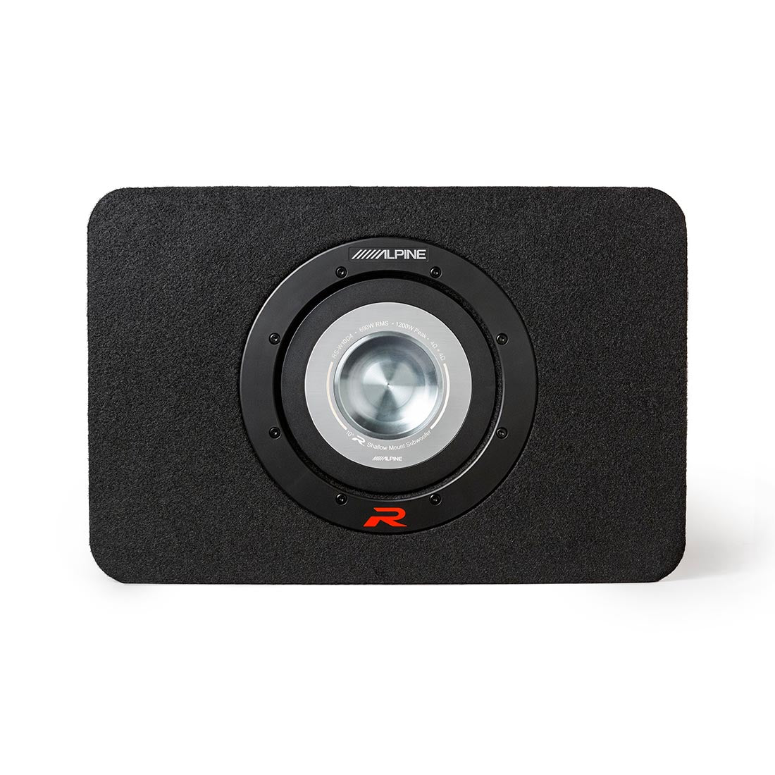 Alpine RS-SB10 10" Halo R-Series Shallow Pre-Loaded Subwoofer Enclosure