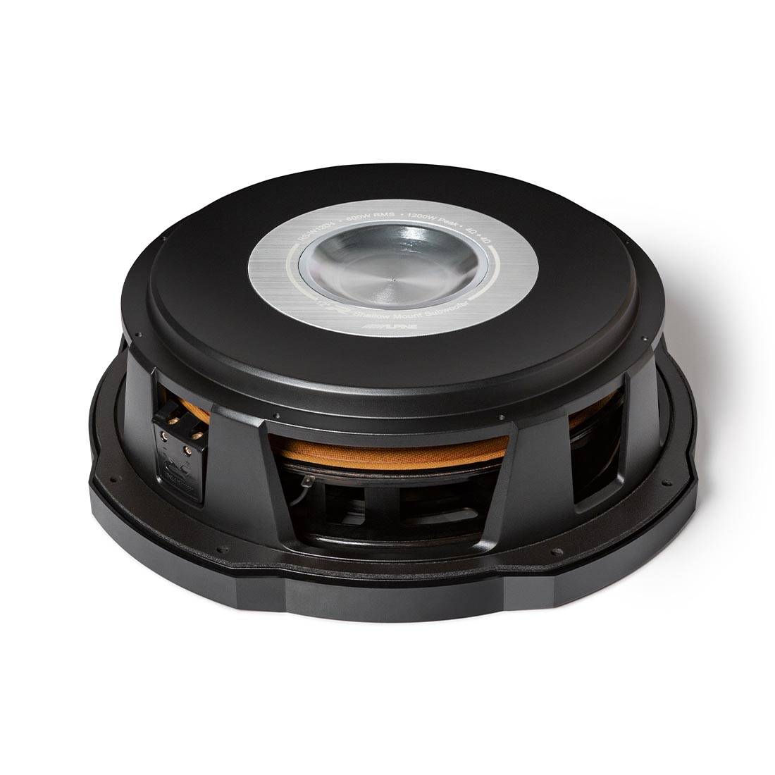 Alpine RS-W12D2 12″ Shallow Mount Subwoofer with Dual 2-ohm Voice Coils