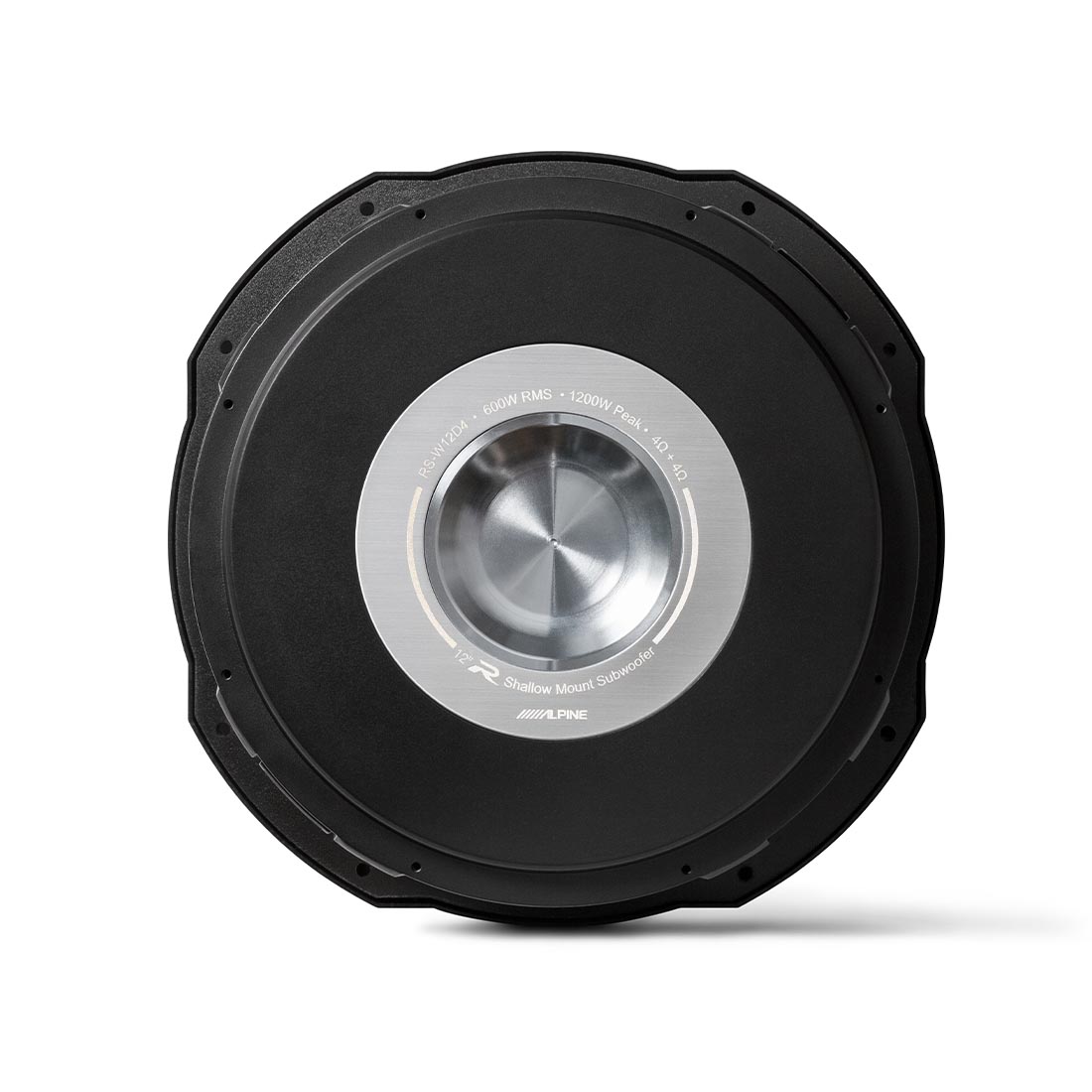 Alpine RS-W12D4 12″ Shallow Mount Subwoofer with Dual 4-ohm Voice Coils