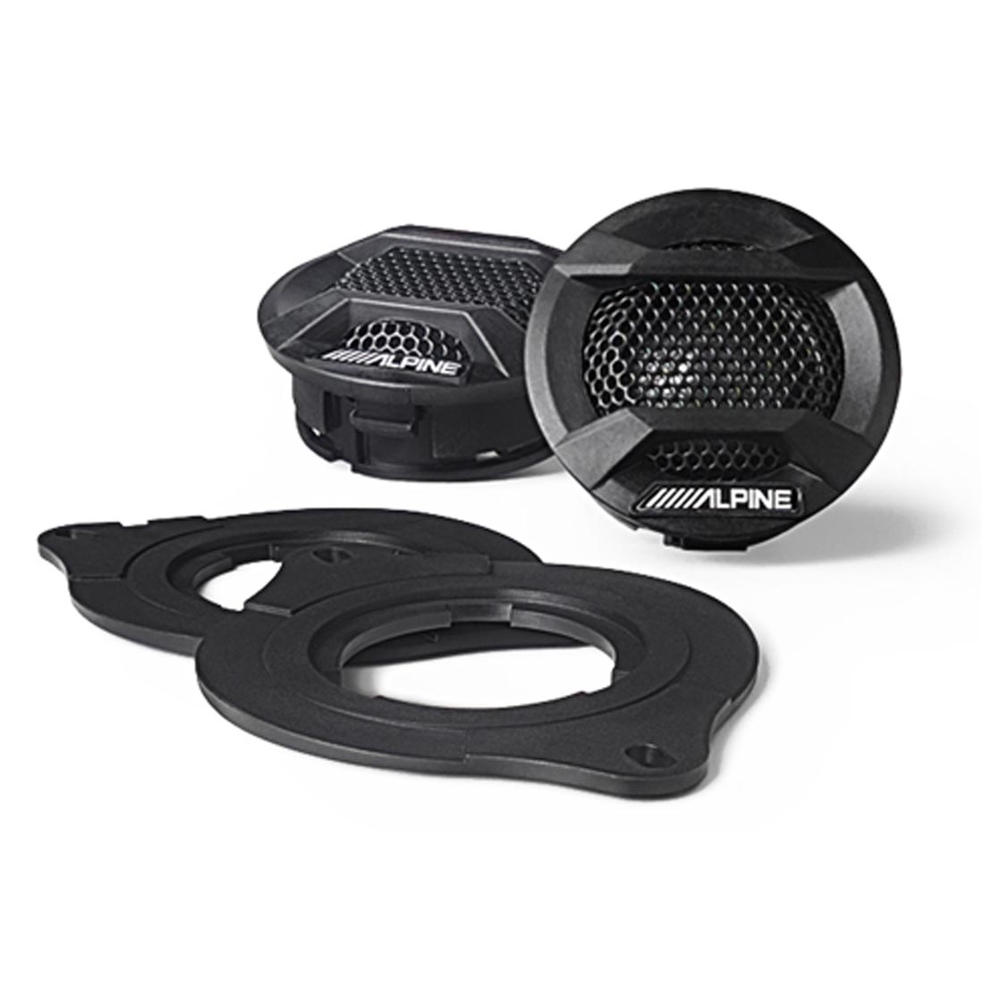 Alpine SPV-10TW-WRA Weather 1" Resistant Component Tweeters for Select 2007-up Jeep Wrangler and Gladiator Vehicles